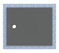 Geberit CleanFloor30 piatto doccia rettangolare, 551022DM1, CleanFloor30 grafite opaco [Piatti Doccia > Piatti Doccia Rettangolari]