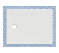 Geberit CleanFloor30 surface de douche, intégrée, avec voile d'étanchéité, 120x90cm, 551.014.00.1, 551.014.00.1, Colorazione: bianco / opaco