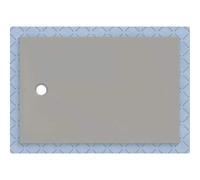 Geberit CleanFloor30 surface de douche, intégrée, avec voile d'étanchéité, 150x100cm, 551.024.29.1, 551.024.29.1, Colorazione: grigio / opaco