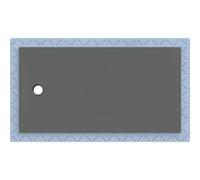 Geberit CleanFloor30 piatto doccia rettangolare, 551018DM1, CleanFloor30 grafite opaco [Piatti Doccia > Piatti Doccia Rettangolari]