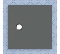 Geberit CleanFloor30 surface de douche, intégrée, avec voile d'étanchéité, 80x80cm, 551002DM1, 551002DM1, Colorazione: grafite / opaca - CM