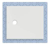 Geberit CleanFloor30 surface de douche, intégrée, avec voile d'étanchéité, 90x80cm, 551003001, 551003001, Colorazione: bianco / opaco - CM