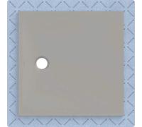 Geberit CleanFloor30 surface de douche, intégrée, avec voile d'étanchéité, 90x90cm, 551011291, 551011291, Colorazione: grigio / opaco - CM