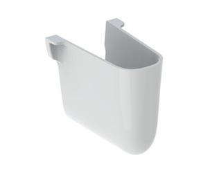 GEBERIT - COLIBRÌ SEMICOLONNA PER LAVABO IN VETROCHINA BIANCO 501.900.00.1