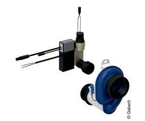 Geberit comando esterno per orinatoio con azionamento elettronico del risciacquo, alimentazione a rete, 116076001, Universal bianco/blu [Orinatoi > Accessori orinatoio]
