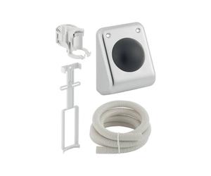 Geberit Comando per WC pneumatico Geberit, risciacquo ad una quantità, pulsante a pedale per parete 115993001
