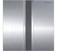 Comando orinatoio Geberit con scarico elettronico, funzionamento a batteria, piastra di copertura tipo 50 - 116.036.GH.1