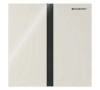 Geberit, commande pour urinoir, type 40 plaque de recouvrement, avec déclenchement électronique du rinçage, alimentation au réseau, square, verre, 116.227.JL.1, 116.227.JL.1, Colorazione: Grigio sabbi