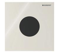 Geberit, commande pour urinoir, type 40 plaque de recouvrement, avec déclenchement électronique du rinçage, alimentation au réseau, round, verre, 116024JL1, 116024JL1, Colorazione: Grigio sabbia - CM