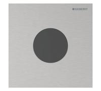 Geberit, commande pour urinoir, type 40 plaque de recouvrement, avec déclenchement électronique du rinçage, alimentation par pile, ronde, acier inox, 116034FW1, 116034FW1, Colorazione: acciaio inossid