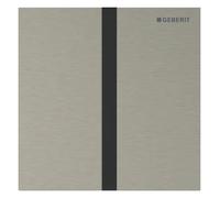 Geberit, commande pour urinoir, type 40 plaque de recouvrement, avec déclenchement électronique du rinçage, alimentation par pile, square, acier inox, 116.237.ID.1, 116.237.ID.1, Colorazione: nichel s