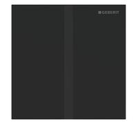 Geberit, commande pour urinoir, type 40 plaque de recouvrement, avec déclenchement électronique du rinçage, alimentation par pile, square, acier inox, 116237141, 116237141, Colorazione: Nero opaco - C