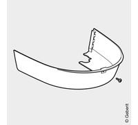 Geberit copertura di design inferiore per AquaClean Mera, 243201211, cromo [WC > Ricambi WC]
