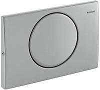Geberit Delta10 placca di comando per WC acciaio 115.108.00.1