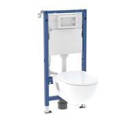Geberit Duofix Basic set vaso wc con copriwater e modulo di installazione 118.343.00.3