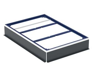 Geberit Duofix cadre d'installation pour surface de douche, pour dix pieds, 150x100cm, 551.524.00.1, 551.524.00.1