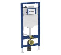 Geberit Duofix, élément pour WC suspendu, 120cm, avec chasse d'eau à encastrer Sigma 12cm, 2 raccordements d'eau, avec rinçage hygiénique HS50, 111076002, 111076002 - CM