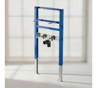Geberit Duofix Elemento per lavabo, 82-98 cm, rubinetteria a colonna, 111.485.00
