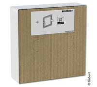 Geberit Duofix protezione costruttiva per pannello di copertura per rubinetti lavabo con cassetta di funzione da incasso, 244654001, Brenta; Duofix; ONE; Piave bianco [Elementi ad Incasso > Accessori 