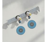 Geberit FlowFit Raccordo angolare 90° premontato, doppio, diritto, DN 12, 619.67