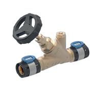 Geberit FlowFit - Valvola di arresto per sedile obliquo, 25 mm