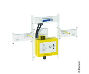 Geberit GIS set per lavabo ONE e rubinetto a parete ONE con sifone antiodore girevole a incasso, con Clou da incasso, 461472001, GIS; ONE [Elementi ad Incasso > Elementi Incasso per Vasche e Docce]