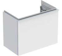 Mobiletto Geberit iCon per lavamano, 1 cassetto, 52x41,5x30,7 cm, 502302, Colorazione: Frontale/carcassa: bianco/laccato opaco, maniglia: bianca/verniciata a polvere opaca - 502.302.01.3