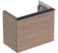 Mobiletto Geberit iCon per lavamano, 1 cassetto, 52x41,5x30,7 cm, 502302, Colorazione: Frontale/carcassa: struttura in legno di quercia/melamina, manico: lava/verniciato a polvere opaco - 502.302.JH.1