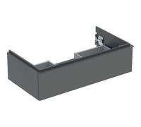 Mobiletto Geberit iCon per lavabo, 1 cassetto, 88,8x24,7x47,6 cm, 502312, Colorazione: Frontale/carcassa: lava/opaco laccato, manico: lava/opaco verniciato a polvere - 502.312.JK.1