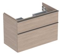 Geberit iCon - Mobiletto da lavabo, 89x62x48 cm, 2 cassetti, rovere 502.305.JH.1