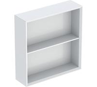 Geberit iCon mensola quadrata, 45x46,7x13,2 cm, 502323, Colorazione: Frontale/carcassa: bianco/laccato lucido, maniglia: bianco/opaco verniciato a polvere - 502.323.01.1