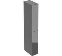 Geberit iCon Hochschränke avec 2 tiroirs, 24x48x180 cm, 503011JK2, 503011JK2, Colorazione: Corpo: lava / laccato opaco, frontale: lava / vetro lucido - CM