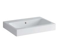 Geberit iCon lavabo 60x48,5cm bianco, 124063 senza foro per rubinetto, Colorazione: Bianco, con KeraTect