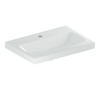 Geberit iCon Light lavabo, 60 cm x 42 cm, avec trou pour robinetterie, sans trop-plein,501841, 501.841.00.5, 501.841.00.5, Colorazione: Bianco