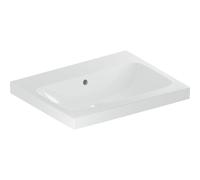 Geberit iCon Light lavabo, 60 cm x 48 cm, sans trou pour robinetterie, avec trop-plein,501834, 501.834.00.4, 501.834.00.4, Colorazione: bianco/KeraTect