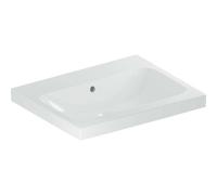 Geberit iCon Light lavabo, 60 cm x 48 cm, sans trou pour robinetterie, avec trop-plein,501834, 501.834.00.3, 501.834.00.3, Colorazione: bianco