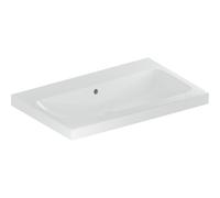 Lavabo Geberit iCon Light, 75 cm x 48 cm, senza foro per rubinetto, con sfioratore,501835, Colorazione: bianco - CM