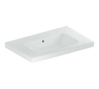 Geberit iCon Light lavabo, 75 cm x 48 cm, sans trou pour robinetterie, avec trop-plein,501839, 501839004, 501839004, Colorazione: bianco/ KeraTect - CM