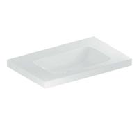 Lavabo Geberit iCon Light, 75 cm x 48 cm, senza foro per rubinetto, senza sfioratore,501839, Colorazione: bianco - CM