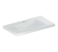 Lavabo Geberit iCon Light, 90 cm x 48 cm, con foro per rubinetto, senza sfioratore,501840, Colorazione: bianco - 501.840.00.5