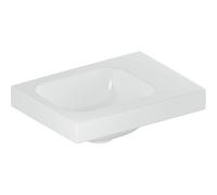 Geberit iCon Light lave-mains, 38 cm x 28 cm, sans trou de robinetterie, sans trop-plein, surface de pose à droite, 501830, 501.830.00.4, 501.830.00.4, Colorazione: bianco/KeraTect