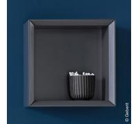 Geberit iCon mensola quadrata, 22,5x23,3x13,2 cm, 502321, Colorazione: Frontale/carcassa: lava/opaco laccato, manico: lava/opaco verniciato a polvere - 502.321.JK.1