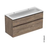 Geberit iCon mobile con doppio lavabo, 2 scomparti estraibili, 502334JR1, iCon [Mobili da Bagno > Mobili con Doppio Lavabo]
