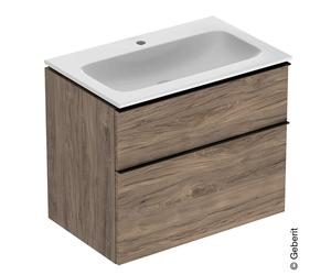 Geberit iCon mobile con lavabo, 2 scomparti estraibili, 502332JR1, iCon [Mobili da Bagno > Mobili con Lavabo Integrato]