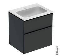 Geberit iCon mobile con lavabo, 2 scomparti estraibili, 502335JK1, iCon [Mobili da Bagno > Mobili con Lavabo Integrato]