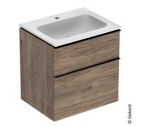 Geberit iCon mobile con lavabo, 2 scomparti estraibili, 502335JR1, iCon [Mobili da Bagno > Mobili con Lavabo Integrato]