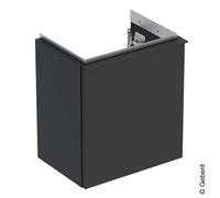 Geberit iCon Armoire basse pour lave-mains, 1 porte à droite, 37x41,5x27,9 cm, 502300, 502.300.JK.1, 502.300.JK.1, Colorazione: Frontale/carcassa: lava/opaco laccato, manico: lava/opaco verniciato a p