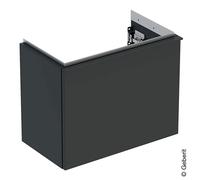 Mobiletto Geberit iCon per lavamano, 1 cassetto, 52x41,5x30,7 cm, 502302, Colorazione: Frontale/carcassa: lava/opaco laccato, manico: lava/opaco verniciato a polvere - 502.302.JK.1
