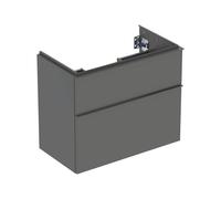Geberit iCon meuble sous-lavabo, saillie réduite, 74x61,5x41,6 cm, 502308, 502308JK1, 502308JK1, Colorazione: Frontale/carcassa: lava/opaco laccato, manico: lava/opaco verniciato a polvere - CM