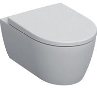 Geberit iCon set WC sospeso con sedile WC, senza bordo, scarico basso, design chiuso, 6l, 501664, Colorazione: Bianco - 501.664.00.1